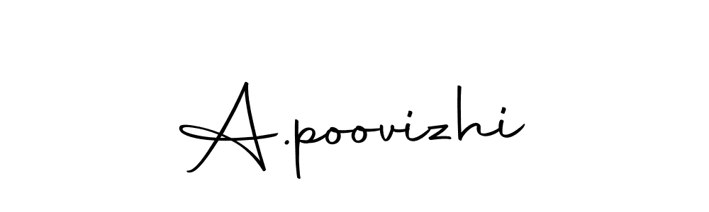How to make A.poovizhi signature? Autography-DOLnW is a professional autograph style. Create handwritten signature for A.poovizhi name. A.poovizhi signature style 10 images and pictures png