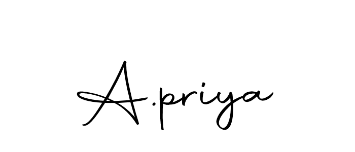 Make a beautiful signature design for name A.priya. With this signature (Autography-DOLnW) style, you can create a handwritten signature for free. A.priya signature style 10 images and pictures png