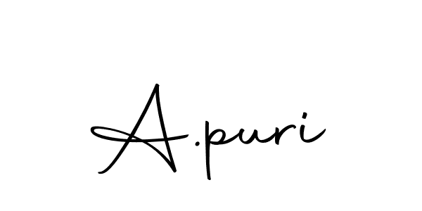Autography-DOLnW is a professional signature style that is perfect for those who want to add a touch of class to their signature. It is also a great choice for those who want to make their signature more unique. Get A.puri name to fancy signature for free. A.puri signature style 10 images and pictures png