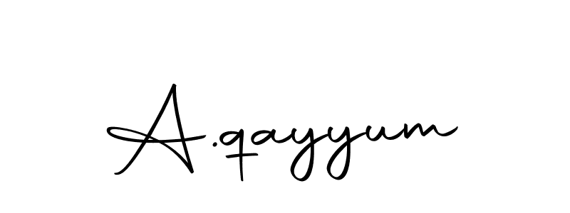 You can use this online signature creator to create a handwritten signature for the name A.qayyum. This is the best online autograph maker. A.qayyum signature style 10 images and pictures png