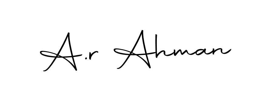 Also we have A.r Ahman name is the best signature style. Create professional handwritten signature collection using Autography-DOLnW autograph style. A.r Ahman signature style 10 images and pictures png