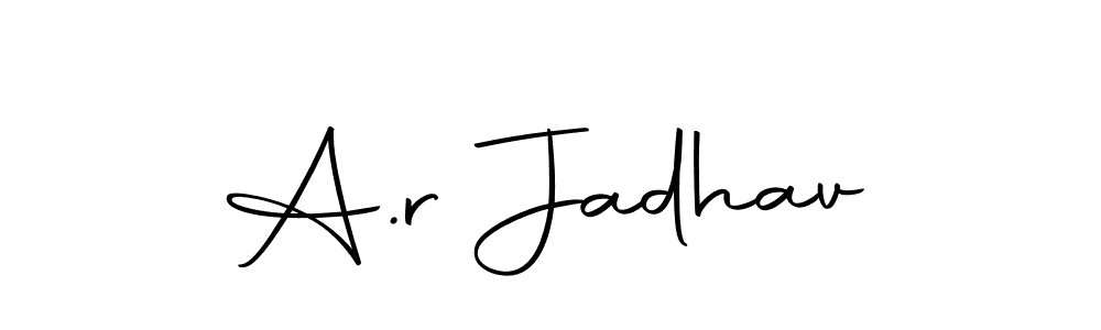 It looks lik you need a new signature style for name A.r Jadhav. Design unique handwritten (Autography-DOLnW) signature with our free signature maker in just a few clicks. A.r Jadhav signature style 10 images and pictures png