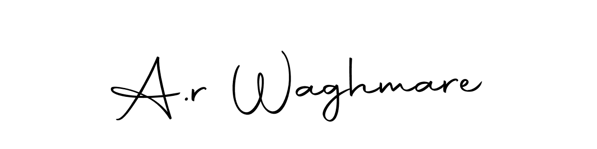 Use a signature maker to create a handwritten signature online. With this signature software, you can design (Autography-DOLnW) your own signature for name A.r Waghmare. A.r Waghmare signature style 10 images and pictures png
