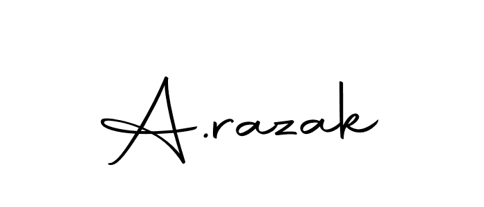 This is the best signature style for the A.razak name. Also you like these signature font (Autography-DOLnW). Mix name signature. A.razak signature style 10 images and pictures png