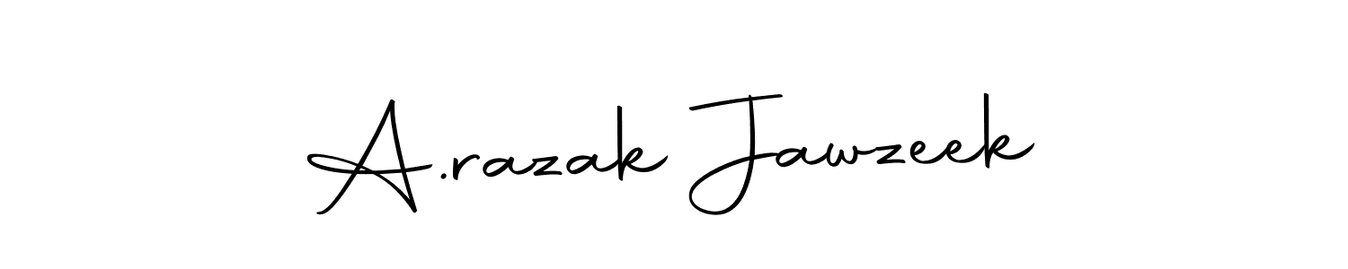 See photos of A.razak Jawzeek official signature by Spectra . Check more albums & portfolios. Read reviews & check more about Autography-DOLnW font. A.razak Jawzeek signature style 10 images and pictures png