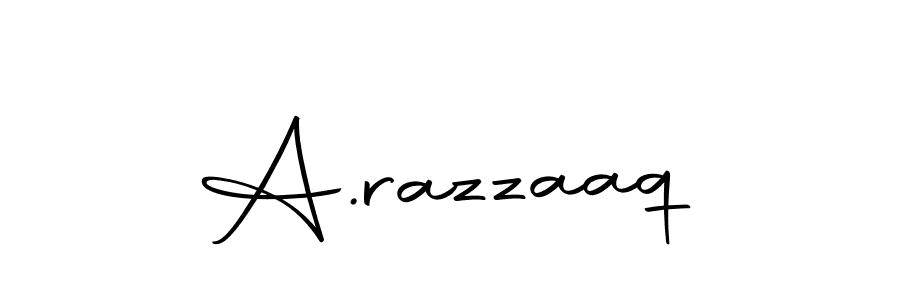 Also we have A.razzaaq name is the best signature style. Create professional handwritten signature collection using Autography-DOLnW autograph style. A.razzaaq signature style 10 images and pictures png