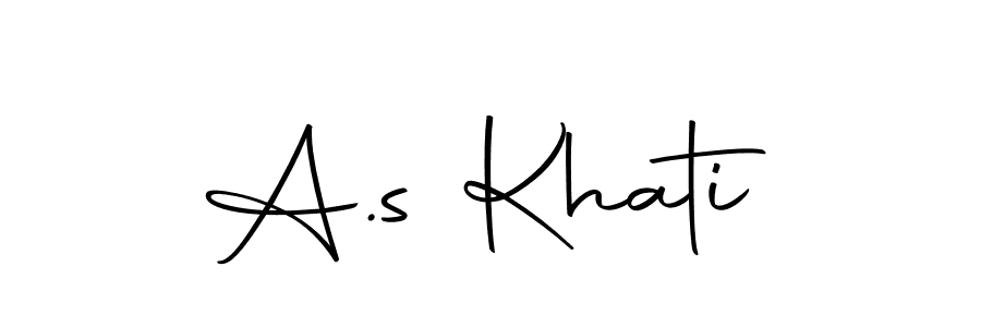 Check out images of Autograph of A.s Khati name. Actor A.s Khati Signature Style. Autography-DOLnW is a professional sign style online. A.s Khati signature style 10 images and pictures png