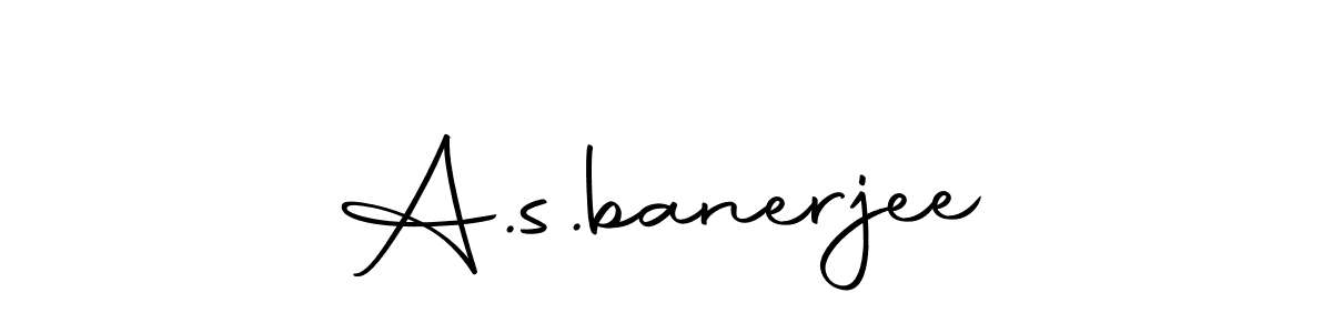 Design your own signature with our free online signature maker. With this signature software, you can create a handwritten (Autography-DOLnW) signature for name A.s.banerjee. A.s.banerjee signature style 10 images and pictures png