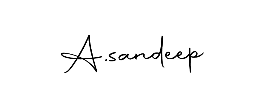 Also we have A.sandeep name is the best signature style. Create professional handwritten signature collection using Autography-DOLnW autograph style. A.sandeep signature style 10 images and pictures png