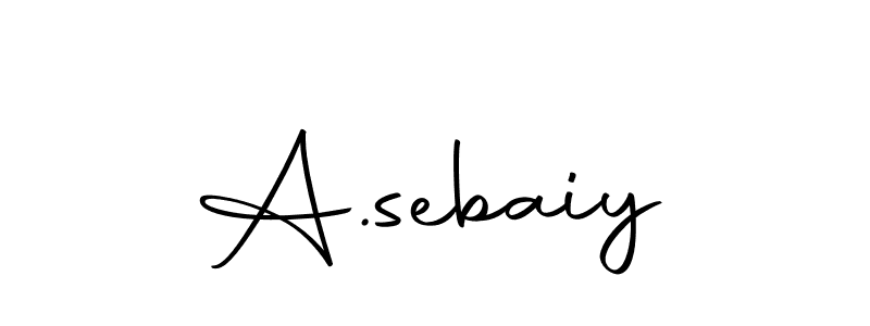 You should practise on your own different ways (Autography-DOLnW) to write your name (A.sebaiy) in signature. don't let someone else do it for you. A.sebaiy signature style 10 images and pictures png