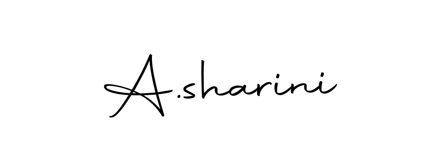 You should practise on your own different ways (Autography-DOLnW) to write your name (A.sharini) in signature. don't let someone else do it for you. A.sharini signature style 10 images and pictures png