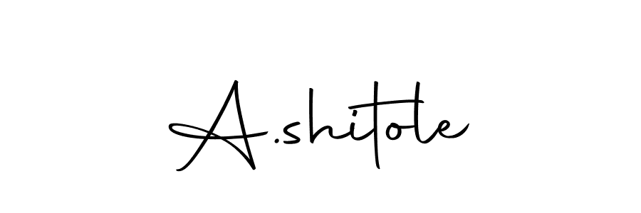 Use a signature maker to create a handwritten signature online. With this signature software, you can design (Autography-DOLnW) your own signature for name A.shitole. A.shitole signature style 10 images and pictures png