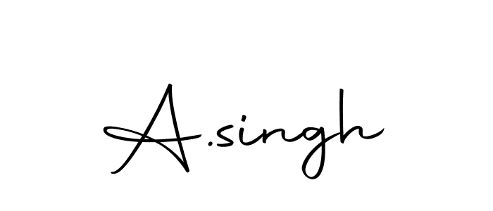 Make a beautiful signature design for name A.singh. With this signature (Autography-DOLnW) style, you can create a handwritten signature for free. A.singh signature style 10 images and pictures png