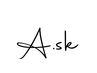 Use a signature maker to create a handwritten signature online. With this signature software, you can design (Autography-DOLnW) your own signature for name A.sk. A.sk signature style 10 images and pictures png