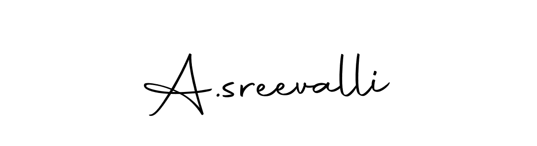 Use a signature maker to create a handwritten signature online. With this signature software, you can design (Autography-DOLnW) your own signature for name A.sreevalli. A.sreevalli signature style 10 images and pictures png