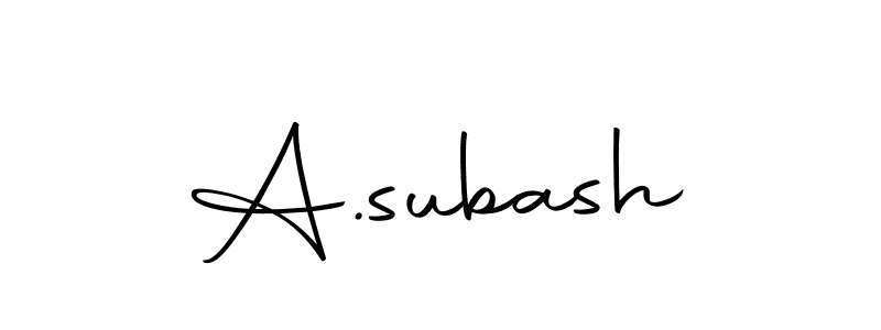 Once you've used our free online signature maker to create your best signature Autography-DOLnW style, it's time to enjoy all of the benefits that A.subash name signing documents. A.subash signature style 10 images and pictures png