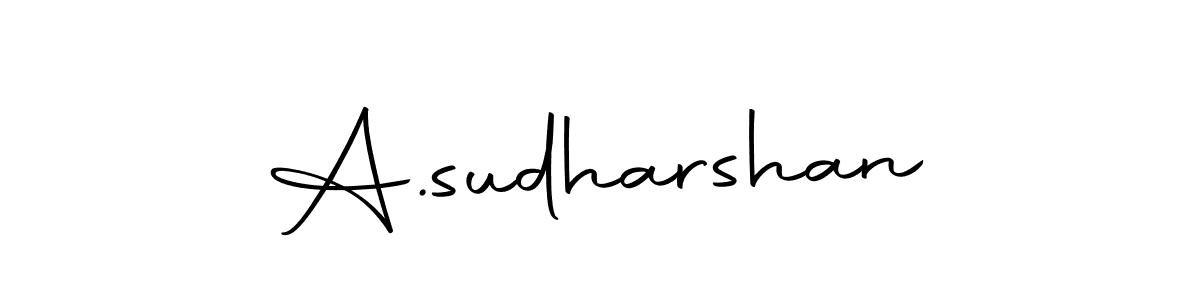 The best way (Autography-DOLnW) to make a short signature is to pick only two or three words in your name. The name A.sudharshan include a total of six letters. For converting this name. A.sudharshan signature style 10 images and pictures png