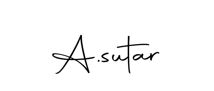 How to make A.sutar signature? Autography-DOLnW is a professional autograph style. Create handwritten signature for A.sutar name. A.sutar signature style 10 images and pictures png