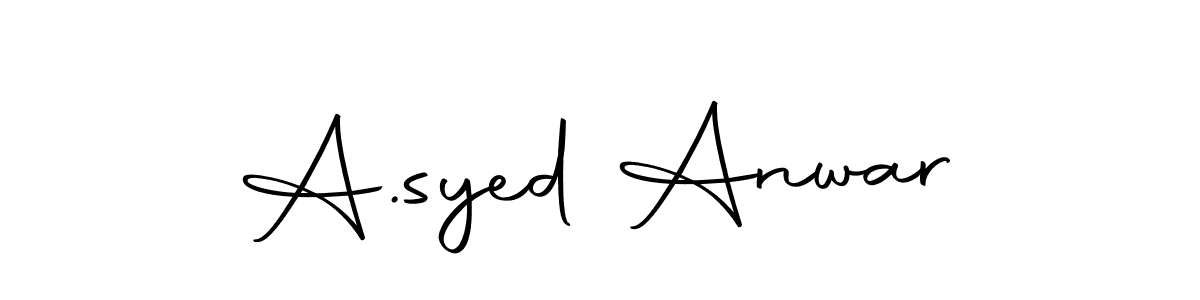 How to make A.syed Anwar signature? Autography-DOLnW is a professional autograph style. Create handwritten signature for A.syed Anwar name. A.syed Anwar signature style 10 images and pictures png