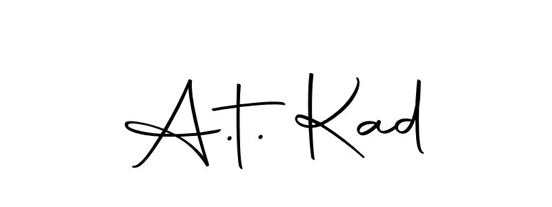 if you are searching for the best signature style for your name A.t. Kad. so please give up your signature search. here we have designed multiple signature styles  using Autography-DOLnW. A.t. Kad signature style 10 images and pictures png