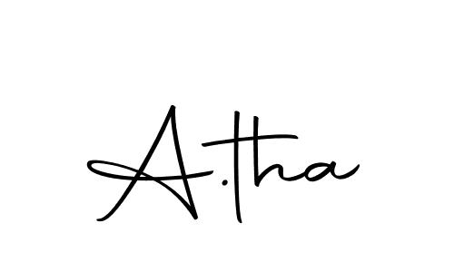 Also we have A.tha name is the best signature style. Create professional handwritten signature collection using Autography-DOLnW autograph style. A.tha signature style 10 images and pictures png