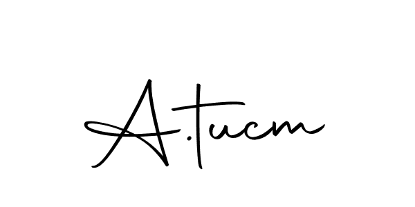 It looks lik you need a new signature style for name A.tucm. Design unique handwritten (Autography-DOLnW) signature with our free signature maker in just a few clicks. A.tucm signature style 10 images and pictures png