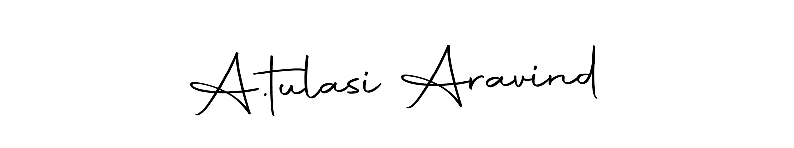 Make a beautiful signature design for name A.tulasi Aravind. With this signature (Autography-DOLnW) style, you can create a handwritten signature for free. A.tulasi Aravind signature style 10 images and pictures png