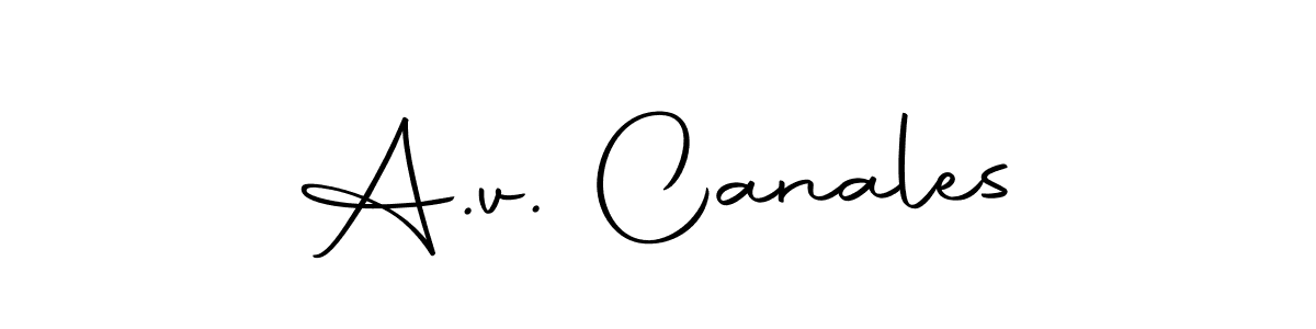 This is the best signature style for the A.v. Canales name. Also you like these signature font (Autography-DOLnW). Mix name signature. A.v. Canales signature style 10 images and pictures png