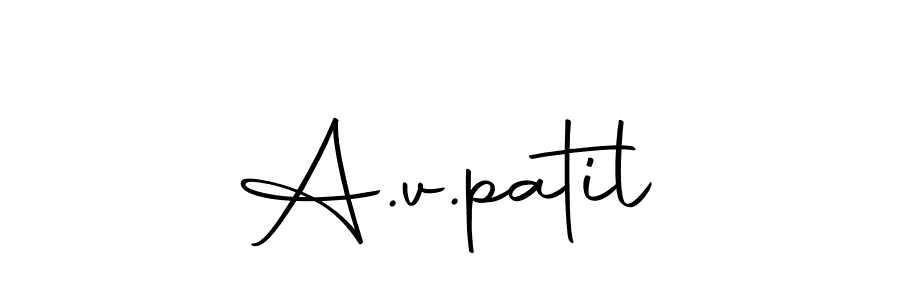 A.v.patil stylish signature style. Best Handwritten Sign (Autography-DOLnW) for my name. Handwritten Signature Collection Ideas for my name A.v.patil. A.v.patil signature style 10 images and pictures png