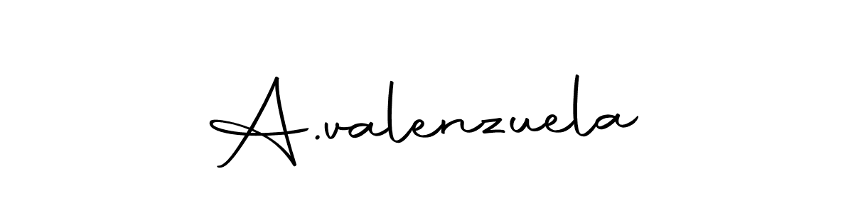 How to make A.valenzuela name signature. Use Autography-DOLnW style for creating short signs online. This is the latest handwritten sign. A.valenzuela signature style 10 images and pictures png