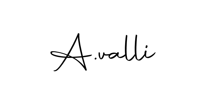 You should practise on your own different ways (Autography-DOLnW) to write your name (A.valli) in signature. don't let someone else do it for you. A.valli signature style 10 images and pictures png