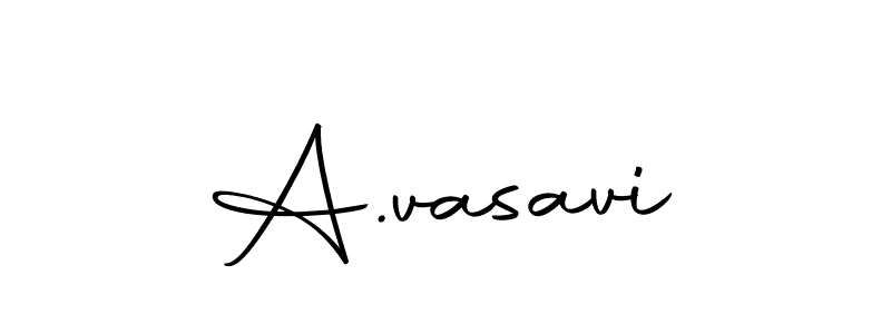 How to make A.vasavi name signature. Use Autography-DOLnW style for creating short signs online. This is the latest handwritten sign. A.vasavi signature style 10 images and pictures png