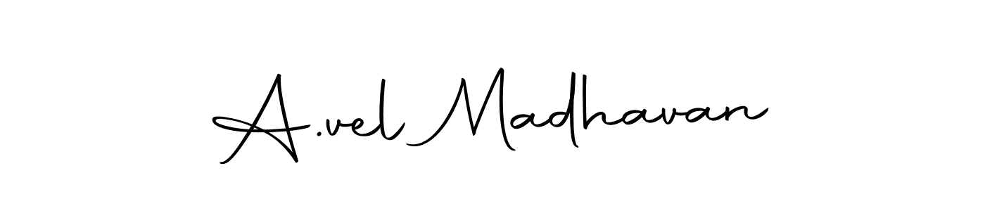 It looks lik you need a new signature style for name A.vel Madhavan. Design unique handwritten (Autography-DOLnW) signature with our free signature maker in just a few clicks. A.vel Madhavan signature style 10 images and pictures png