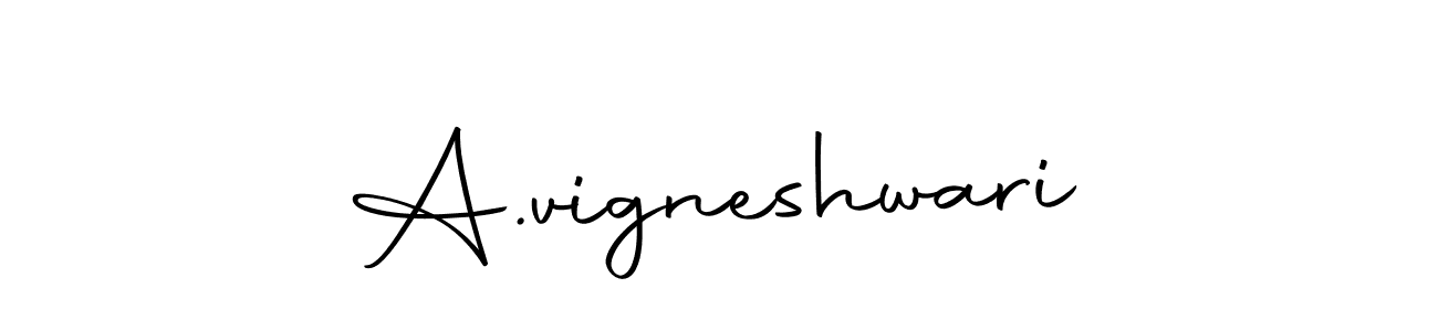 Use a signature maker to create a handwritten signature online. With this signature software, you can design (Autography-DOLnW) your own signature for name A.vigneshwari. A.vigneshwari signature style 10 images and pictures png