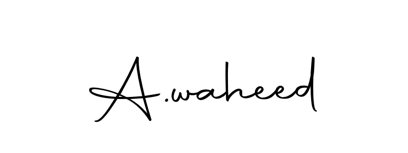 Here are the top 10 professional signature styles for the name A.waheed. These are the best autograph styles you can use for your name. A.waheed signature style 10 images and pictures png