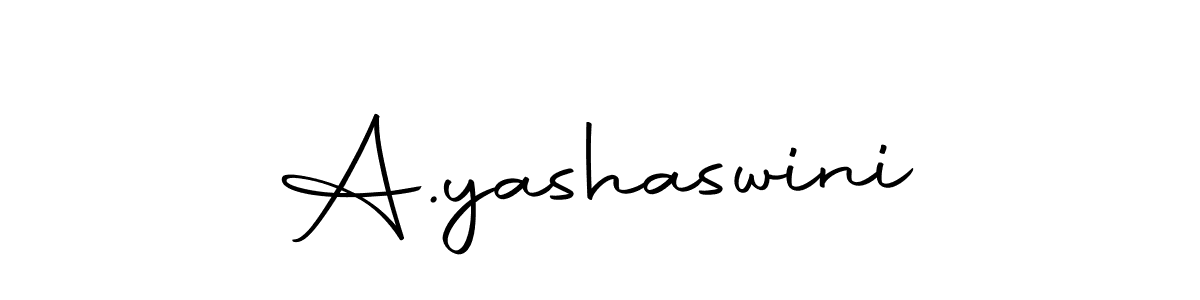 How to make A.yashaswini name signature. Use Autography-DOLnW style for creating short signs online. This is the latest handwritten sign. A.yashaswini signature style 10 images and pictures png