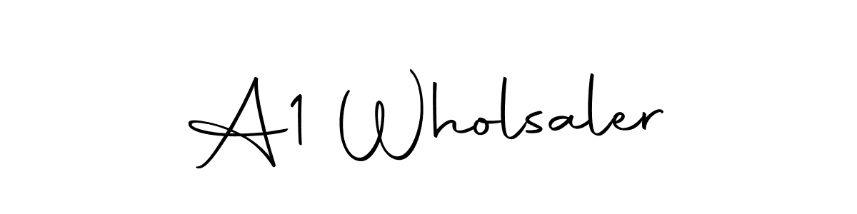 Design your own signature with our free online signature maker. With this signature software, you can create a handwritten (Autography-DOLnW) signature for name A1 Wholsaler. A1 Wholsaler signature style 10 images and pictures png