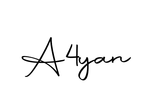 Similarly Autography-DOLnW is the best handwritten signature design. Signature creator online .You can use it as an online autograph creator for name A4yan. A4yan signature style 10 images and pictures png