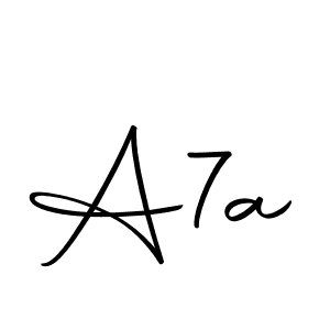 Make a beautiful signature design for name A7a. With this signature (Autography-DOLnW) style, you can create a handwritten signature for free. A7a signature style 10 images and pictures png