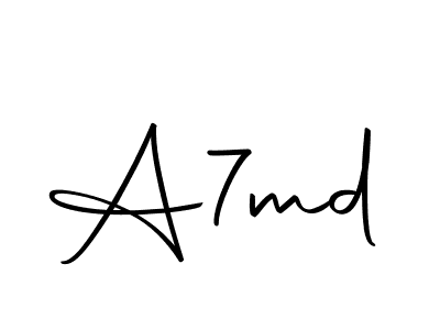 You can use this online signature creator to create a handwritten signature for the name A7md. This is the best online autograph maker. A7md signature style 10 images and pictures png