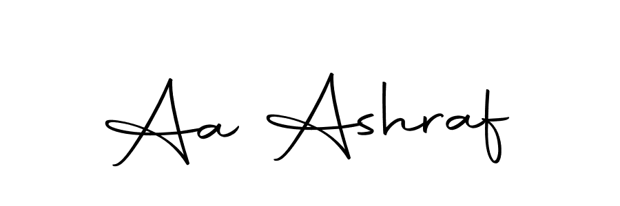 Create a beautiful signature design for name Aa Ashraf. With this signature (Autography-DOLnW) fonts, you can make a handwritten signature for free. Aa Ashraf signature style 10 images and pictures png