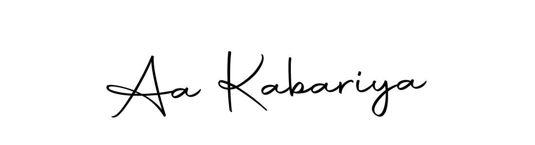 You should practise on your own different ways (Autography-DOLnW) to write your name (Aa Kabariya) in signature. don't let someone else do it for you. Aa Kabariya signature style 10 images and pictures png
