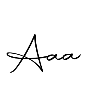 How to make Aaa signature? Autography-DOLnW is a professional autograph style. Create handwritten signature for Aaa name. Aaa signature style 10 images and pictures png