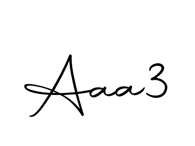 Create a beautiful signature design for name Aaa3. With this signature (Autography-DOLnW) fonts, you can make a handwritten signature for free. Aaa3 signature style 10 images and pictures png