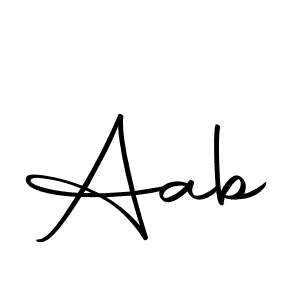 How to make Aab signature? Autography-DOLnW is a professional autograph style. Create handwritten signature for Aab name. Aab signature style 10 images and pictures png