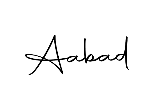 You should practise on your own different ways (Autography-DOLnW) to write your name (Aabad) in signature. don't let someone else do it for you. Aabad signature style 10 images and pictures png