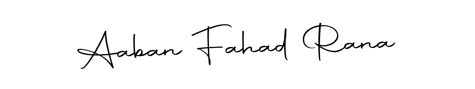 Use a signature maker to create a handwritten signature online. With this signature software, you can design (Autography-DOLnW) your own signature for name Aaban Fahad Rana. Aaban Fahad Rana signature style 10 images and pictures png