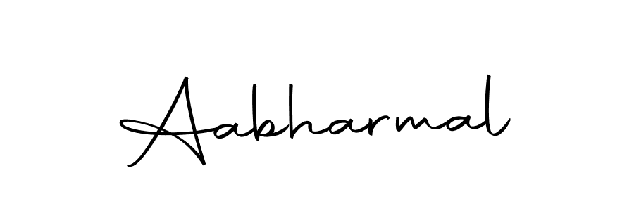 How to make Aabharmal name signature. Use Autography-DOLnW style for creating short signs online. This is the latest handwritten sign. Aabharmal signature style 10 images and pictures png