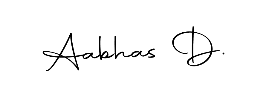 Use a signature maker to create a handwritten signature online. With this signature software, you can design (Autography-DOLnW) your own signature for name Aabhas D.. Aabhas D. signature style 10 images and pictures png