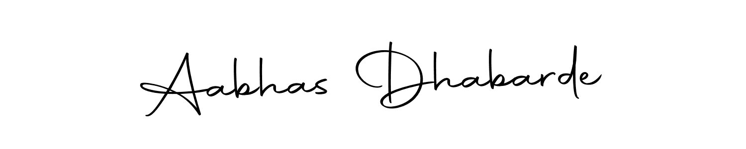 if you are searching for the best signature style for your name Aabhas Dhabarde. so please give up your signature search. here we have designed multiple signature styles  using Autography-DOLnW. Aabhas Dhabarde signature style 10 images and pictures png